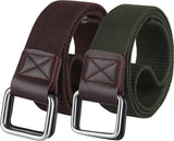 MenS Cotton Belt (ZrCb4040BrGn2Pc_Brown & Green)