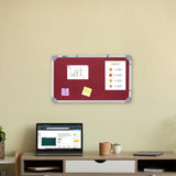 Eduway 1X2 Feet Small Pin Up Board/Notice Board/Bulletin Board/Soft Board/Display Board With High Resilience Foam Fabric For Sch