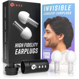 VIBES High Fidelity Concert Ear Plugs - Reusable Noise Reducing Ear Plugs for Concerts, Musicians, Raves, and Live Events - Comf