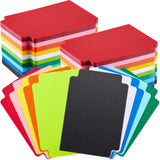 Trading Card Dividers Multicolor Card Page Dividers Frosted Plastic Separator with Tabs for Games Sports, 2.7 x 3.8 Inches(250 P