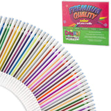 96 Matching DasKid Ink Refills Cartridges. Includes: Two Sets of 48 Assorted Colors: 24 Glitter, 12 Metallic, 6 Neon & 6 Pastel
