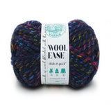 Lion Brand Yarn WoolEase Thick & Quick Prints & Stripes 3 Pack with Needle Gauge 640617 (City Lights)