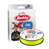 Berkley Jordan Lee x9 Braid Superline, Flame Green, 65-Pound Break Strength, 164yd Fishing Line, Suitable for Freshwater and Sal
