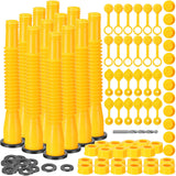 Datanly 24 Kit Gas Can Spout Replacement Set Gas Can Nozzle Kit Includes Gas Tank Nozzle Gas Can Caps Spout Cap Gasket Vent Cap
