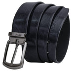 Urban Forest Vince Black Formal Leather Belt For Men