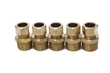 LTWFITTING Brass 5/8-Inch OD x 3/4-Inch Male NPT Compression Connector Fitting(Pack of 5)