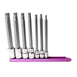 Mayhew Tools 16047 Triple Square Insert Socket Bit Set, Chrome, 7Piece LongLength