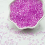 Purple Glass Seed Beads 5000 Pcs, 3mm Small Craft Pony Beads Bulk for Bracelets, DIY Necklace Ring Waist Chain