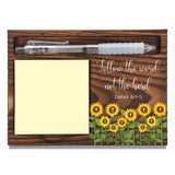 Christian Encouragement Gift Desk Organizer for Coworker Teacher Nurse Friend, Follow the Word Not the Herd Office Desk Decor, A