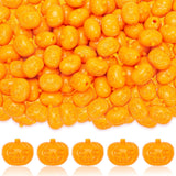 UPINS 100pcs Halloween Pumpkin Beads, Artificial Jack Lantern Beads for Jewelry Making Fall Halloween DIY Bracelet Necklace Earr