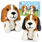 Crochetta Crochet Kit for Beginners, Beginner Crochet Kit for Adults with Step-by-Step Video Tutorials, DIY Crochet Animal Kits
