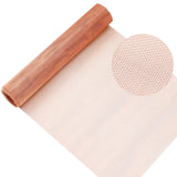Therwen 12 Inch x 20 ft Copper Mesh Screen 99.9% Pure Copper 40 Mesh Roll Wire Fabric for Grounding Dense Filter Screen Woven Cr
