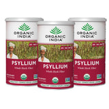 Organic India Psyllium Herbal Powder Whole Husk Fiber, Healthy Elimination, Keto Friendly, Vegan, GlutenFree, USDA Certified