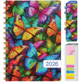 HARDCOVER 2026 Planner, 5.5x8: 14 Months (November 2025 - December 2026), Daily Weekly Monthly Planner, Yearly Agenda, Bookmark,