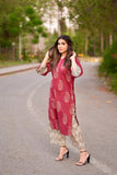 Gosriki Women'S Rayon Viscose Straight Printed Pakistani Kurta Set (Jivani Pink-Gs_L_Pink_Large),Pink,,B0DSKRRFLX