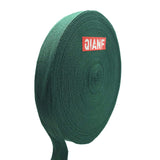 QIANF Multiple Color Twill Tape Ribbon 1 Wide 40 Yards Roll Webbing Herringbone Tape for Clothes Sewing Craft, Green