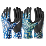 COOLJOB 6 Pairs Safety Nitrile Work Garden Gloves, Touch Screen Working Yard with Grip for Men, Palm Dipped Oil Resistant, Thin