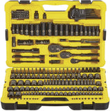 STANLEY Professional Grade Black Chrome New Mechanics Tool Set (Socket Set-229 Pieces)