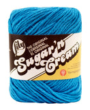 Lily Sugarn Cream Yarn SolidsHot Blue,2Pack