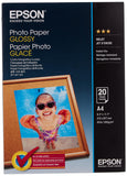 Epson A4 Glossy Photo Paper - White