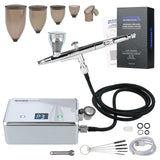 Master Airbrush Powerful Cordless Airbrushing System Kit - 20 to 36 PSI, Portable Rechargeable Air Compressor Professional Artis