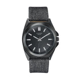Sonata Poze 6 Strokes And Stroll Quartz Black Round Dial Men'S Watch | Denim Leather Strap Material | Watches For Men Analog - S