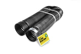 FlexDrain 51910 Flexible/Expandable Landscaping Drain Pipe, Perforated, 4Inch by 12Feet , Black
