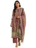 Libas Women'S Linen Kurta Sets (48866_Mauve_Xs)