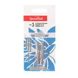 Speedball Lino Cutter Blades 2/Pkg-No. 3 Small U Gouge