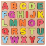 Trinkets & More ABC Capital Alphabet Letter Puzzles Game Board for Toddlers Kids Educational Learning Toys 2+Years (8x8 Inches C