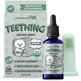 Legendairy Milk Organic Teething Drops - Baby Teething Relief Drops, Clove and Chamomile - Ideal for Babies and Toddlers - Sugar