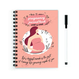 Anuman Reusable Wiro Spiral Unruled Notebook Diary Journal My Bucket List Blank Pages A5 (Size 5.5X8)