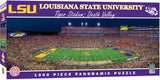 MasterPieces - 1000 Piece Jigsaw Puzzle, NCAA LSU Tigers, Panoramic Football Stadium View, Fun for Adults and Family, 13 x39