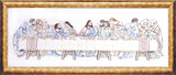 Tobin Dw2532 Last Supper Stamped Embroidery Kit, 9 By 24Inch, Stitched In Floss