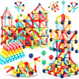 64PCS Magnetic Building Blocks, Montessori Magnet Toys for Kids Toddlers, STEM Learning Toys for Boys and Girls, Creativity Kids