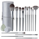 Amrules Makeup Brushes, 14 Pcs Professional Makeup Brush Set, Eye and Face Foundation Brush Set, Eyeshadow Brushes, Cosmetic Bru
