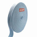 QIANF Multiple Color Twill Tape Ribbon 3/8 Wide 40 Yards Roll Webbing Herringbone Tape for Clothes Sewing Craft, Baby Blue