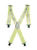 CLC Custom Leathercraft HiViz Gear 14110 HeavyDuty HiViz Gear Suspenders , Yellow