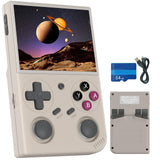 G350 Retro Game Console,Linux System RK3326 G 350 Handheld Game Console Built-in 64G TF Card 4371 Games,3.5-inch IPS Screen, WiF