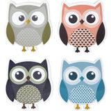 4 Pieces Cute Owl Erasers Magnetic Owl Whiteboard Eraser Animal Shaped Dry Erase Chalkboard Erasers with Felt for Classroom Offi