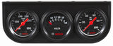 Bosch SP0F000037 Style Line 1-1/2 Mini Triple Gauge Kit (Black Dial Face, Black Bezel)