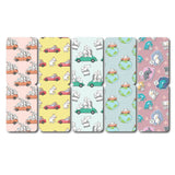woopme Set of 5 Magnetic Funny Cartoon Bookmark for Book Lovers Readers Students Gift Magnetic Page Clips Folding