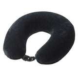 Lewis N. Clark Memory Foam Neck Pillow With Stay Cool Neck Support For Kids + Adults, Washable Cover And Attached Luggage Strap,