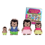Li'l Woodzeez - The Bustleberry Squirrel Family - Set of 7 Collectible Posable Squirrel Figures for Imaginative Pretend Play - A
