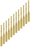 Lacis 3/8Inch by 4Inch Square Lace Bobbins Hardwood, Pack of 24