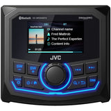JVC KD-MR305BTS Marine Guage Receiver Weatherproof, 2.7 Inch LCD, Built in Amplifer, Bluetooth, Digital Media MP3 Player, No CD
