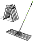 WORKPRO Lawn Leveling Rake, Heavy Duty Leveling Rake with 30x 10Ground Plate, Yard Leveling Rakes with 6FT Adjustable Ha