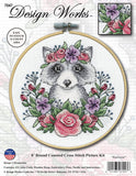 Design Works Crafts Janlynn Counted Cross Stitch Kit, Racoon, By The Yard