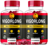 (2 Pack) Vigorlong Gummies - Official VigorLongGummies for Men Premium Natural Support, Vigorlong Gummy Maximum Energy Advanced
