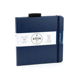 Pentalic 5.5 x 5.5 Aqua Journal, Watercolor, 48 Pages, Blue